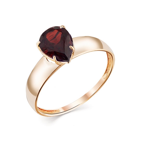 Кольцо из золота с фианитами