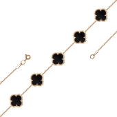 Браслет из золота с ониксами