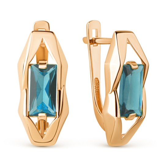 Кольцо из золота с ситаллом