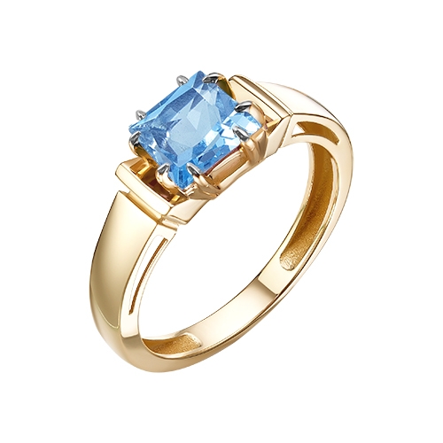 Кольцо из золота с черными бриллиантами