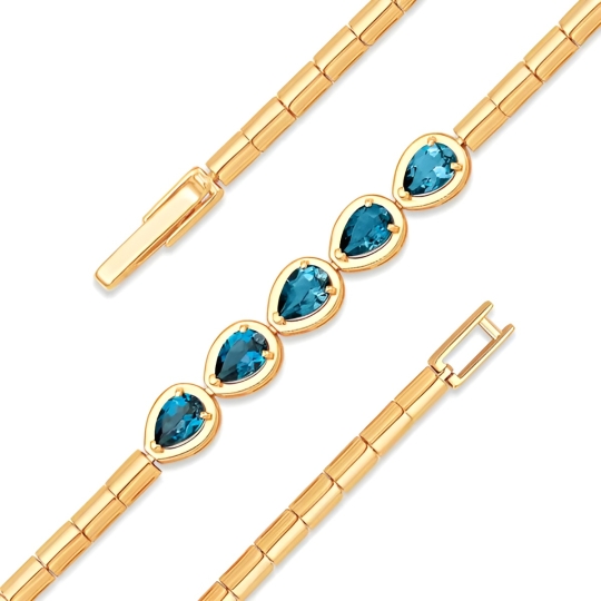 Браслет из белого золота с бриллиантами