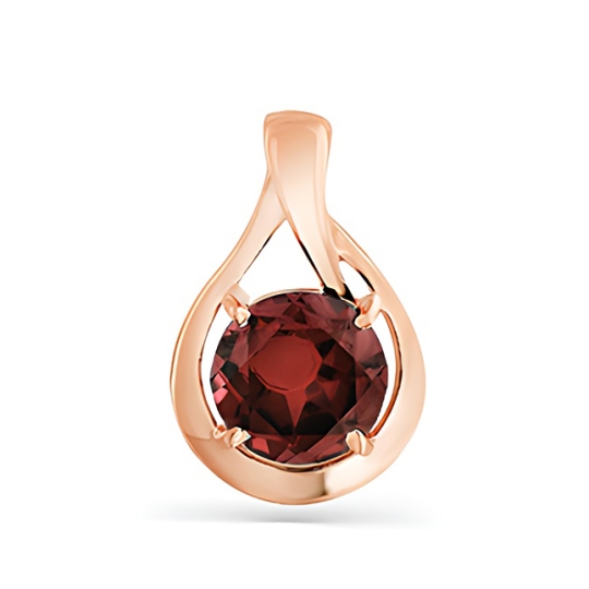 Подвеска из золота с топазом Swiss