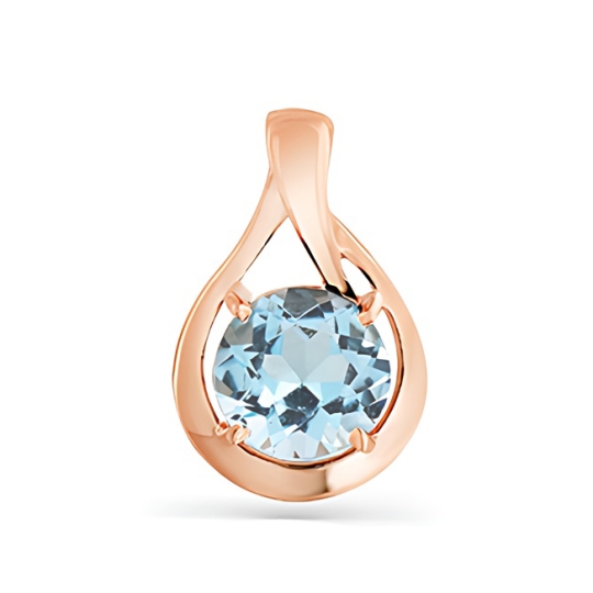 Подвеска из золота с фианитами