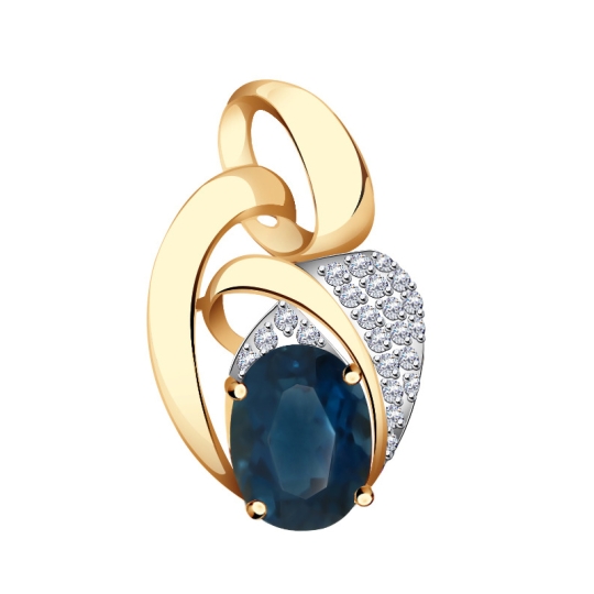 Подвеска из золота "Пяточки"