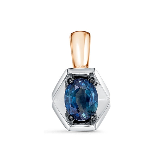 Подвеска из золота с изумрудом