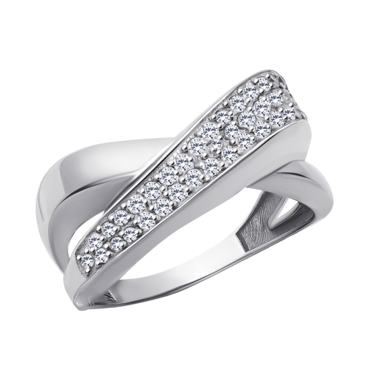 Серьги из серебра с лунными ювелирными кристаллами