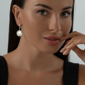 Серьги из серебра с перламутром