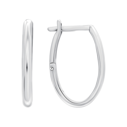 Серьги из серебра с гранатами