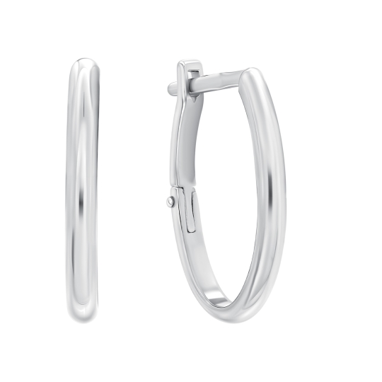 Серьги из серебра с гранатами