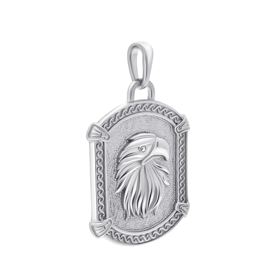 Подвеска из серебра с горным хрусталем и фианитом