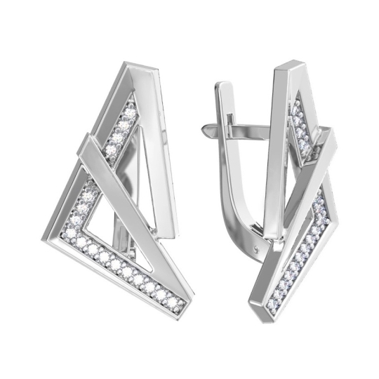 Серьги из серебра