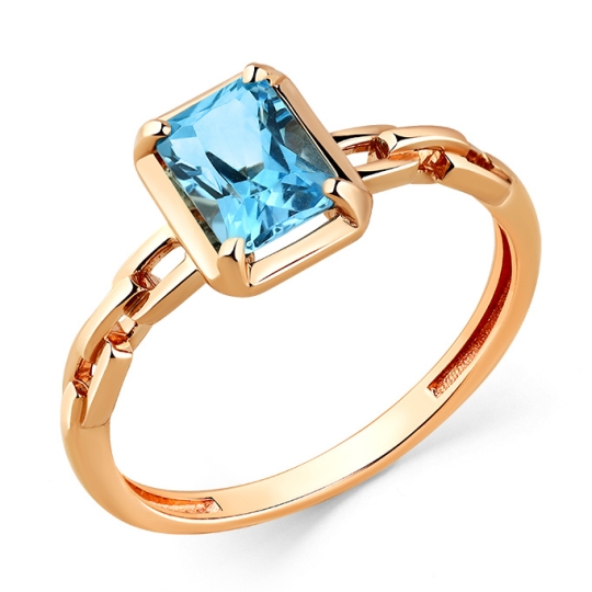 Кольцо из золота с гранатом