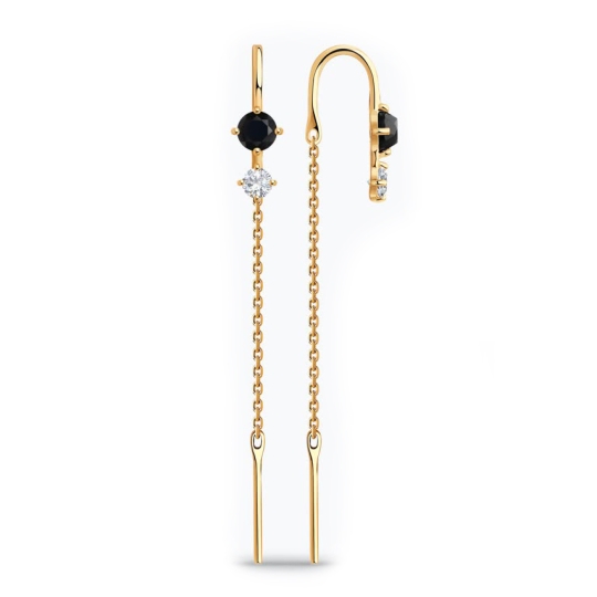 Серьги из золота с топазами London