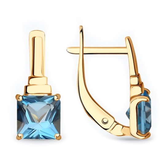 Серьги из золота с бриллиантами