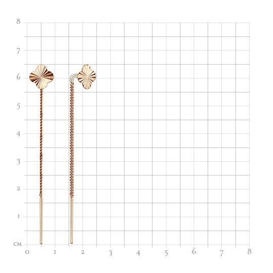 Серьги из золота 