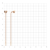 Серьги из золота с фианитами