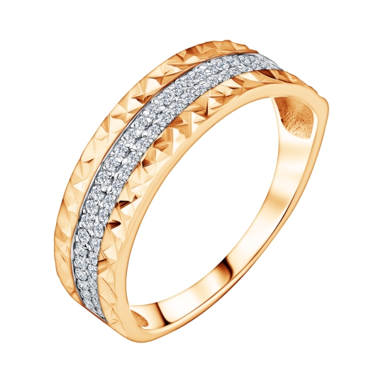 Кольцо из золота с бриллиантами 