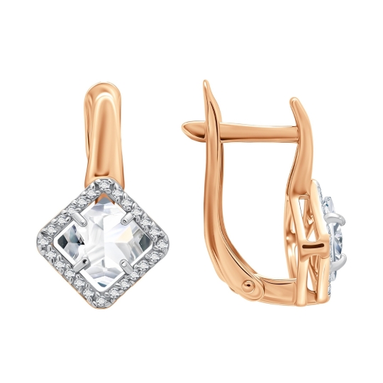 Серьги из серебра с эмалью