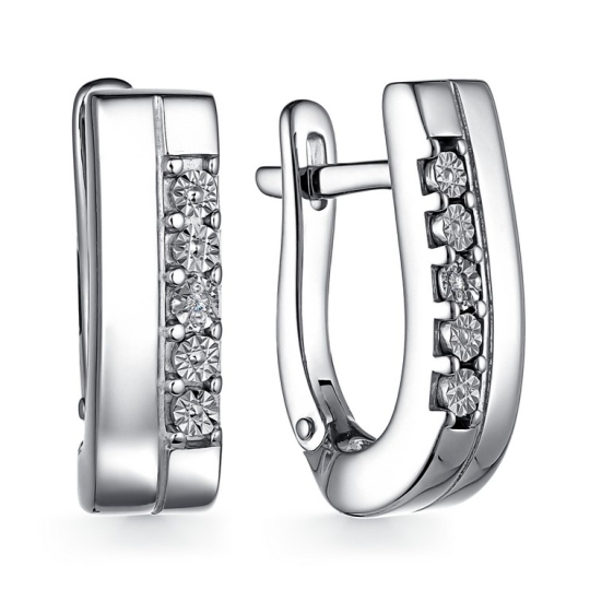 Серьги из серебра 