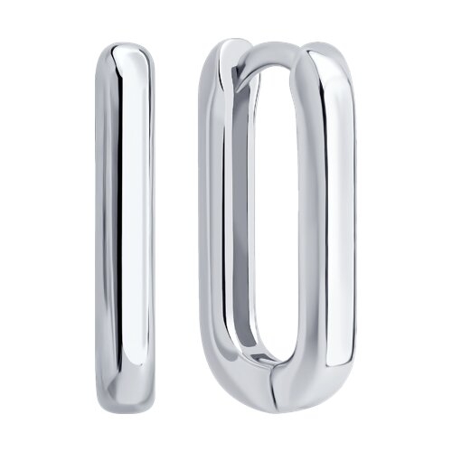 Серьги из серебра с ювелирными кристаллами лунный оникс и фианитами