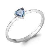Кольцо из серебра с топазом Swiss