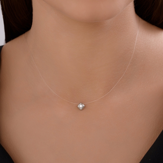 Цепь-колье из серебра