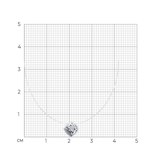 Цепь-колье из серебра