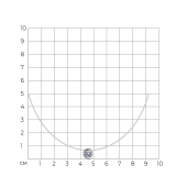 Колье на леске с серебряными вставками и фианитом