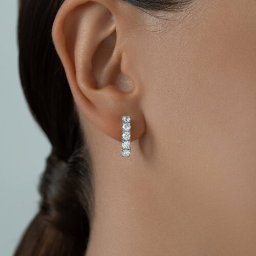 Серьги из серебра