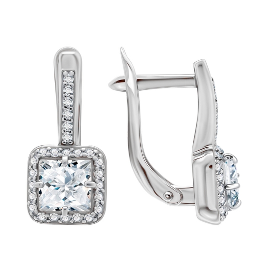 Серьги-продевки из серебра