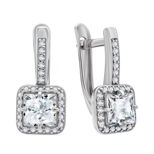 Серьги-продевки из серебра