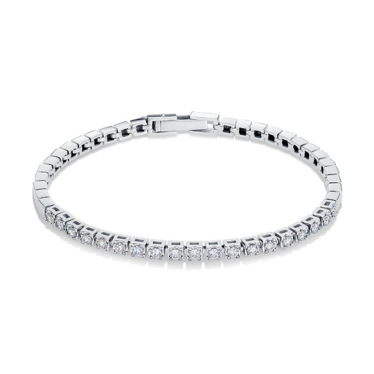 Браслет из лимонного золота с фианитами