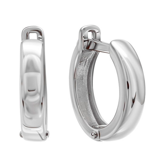 Серьги из серебра с позолотой