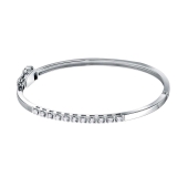 Браслет из белого золота с бриллиантами