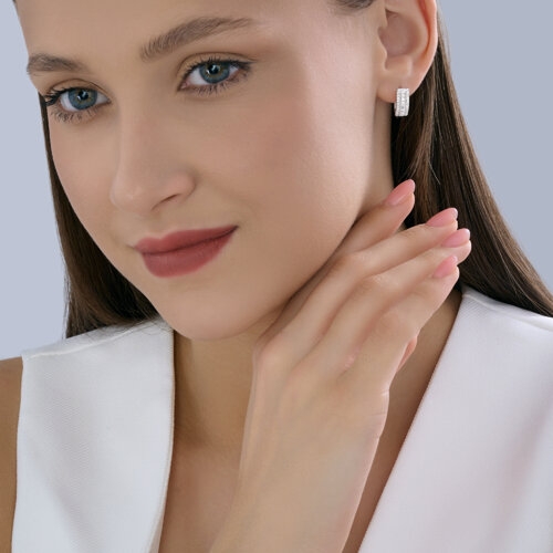 Серьги из серебра 