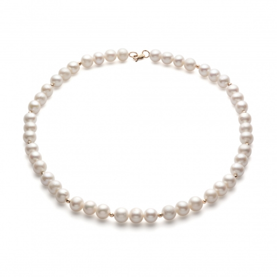 Бусы из золота с жемчугом