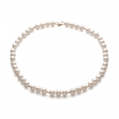 Бусы из жемчуга с золотыми вставками