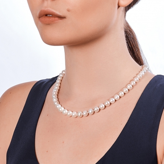 Бусы из золота с жемчугом