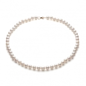 Бусы из жемчуга с золотым замком