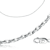 Цепь из белого золота плетения 