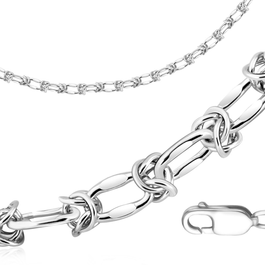 Цепь из золота плетения "Бисмарк"