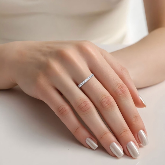 Кольцо из серебра с эмалью