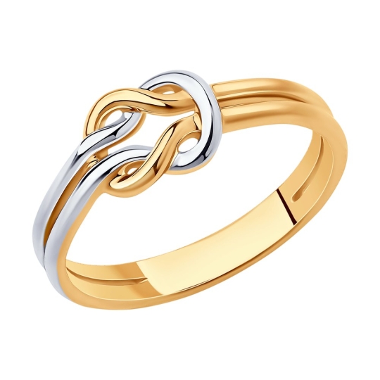 Кольцо из серебра с фианитом