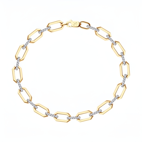 Браслет из золота плетения "Каприз"