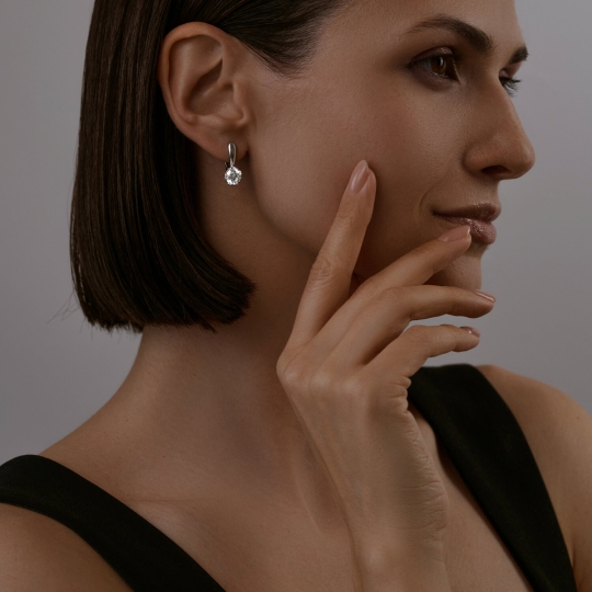 Серьги из серебра 