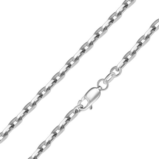 Браслет из серебра с фианитами