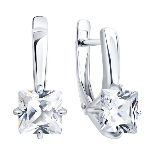 Серьги из серебра с перламутром