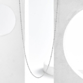 Цепь из белого золота плетения 