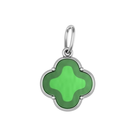 Подвеска из серебра с эмалью