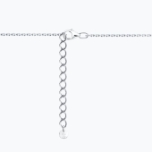 Колье из серебра с фианитами